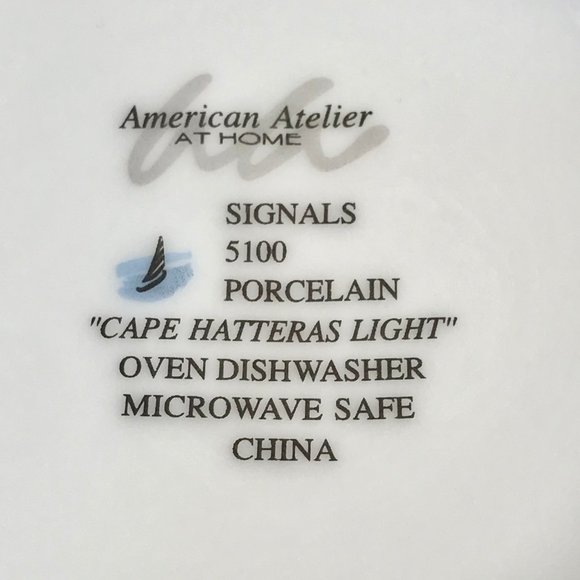 Cape Hatteras Lighthouse Light Coffee Cup Mug American Atelier At Home Porcelain - Picture 10 of 13